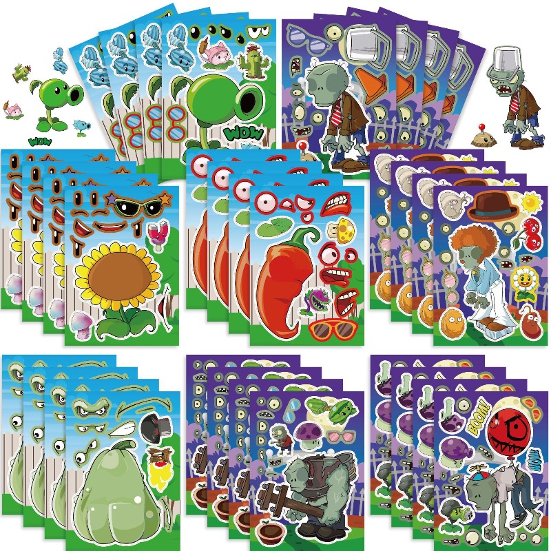 Plants Vs. Zombies Cute Cartoo - Plant Parent Sticker บทวิจารณ์และราคา