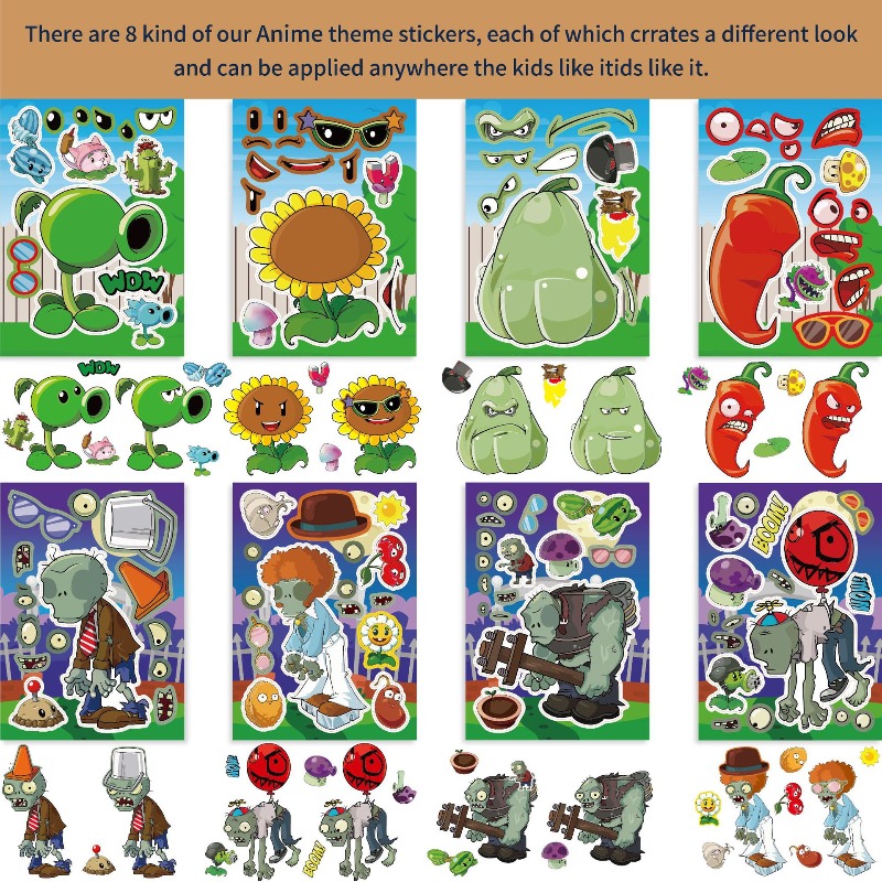 Plants Vs. Zombies Cute Cartoo - Plant Parent Sticker บทวิจารณ์และราคา