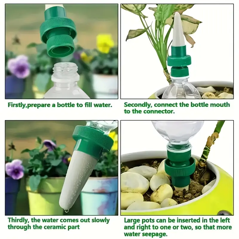 4Pcs Automatic Plant Drip Irri - Plant Parent Kit บทวิจารณ์และราคา