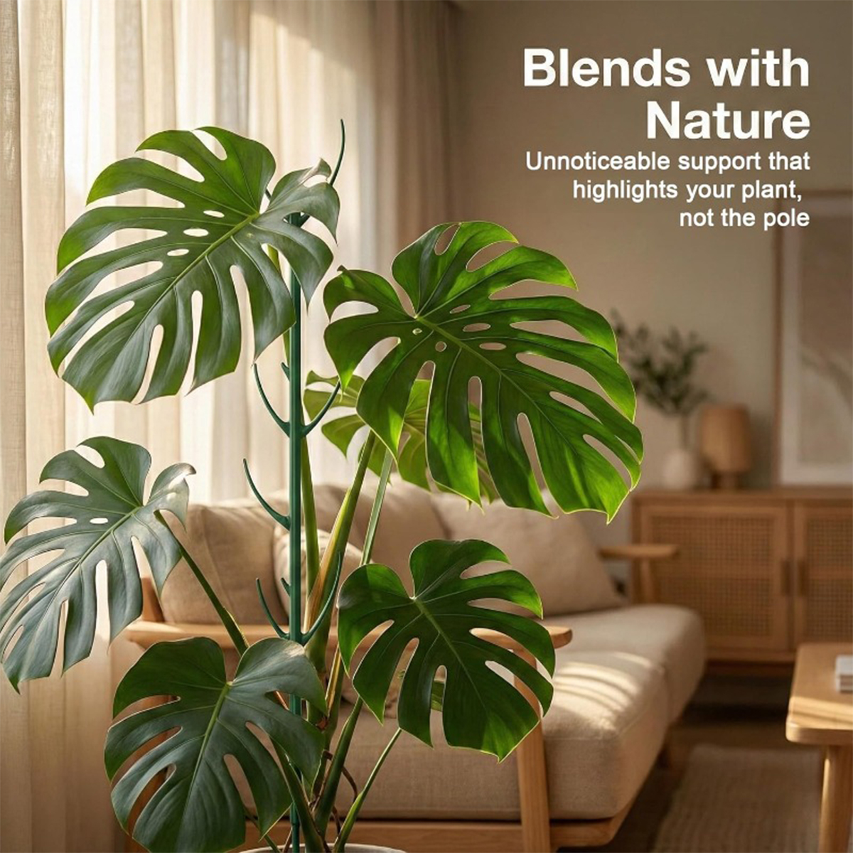 6 PCS Monstera Plant Support S - Variegated Monstera Node บทวิจารณ์และราคา