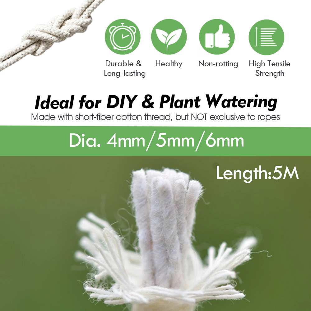 4/5/6mm Self Watering Cotton W - Plant Parent Kit บทวิจารณ์และราคา